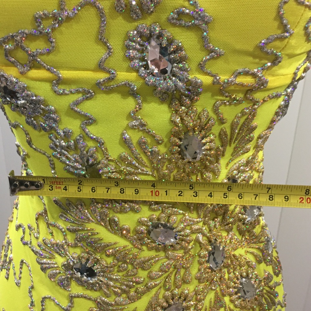 SOLD!!!  Hand Painted Holt dress - Picture 12 of 13